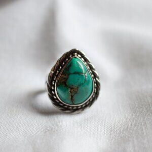 Sterling silver and turquoise ring